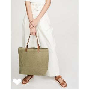 NWT- Madewell canvas transport tote